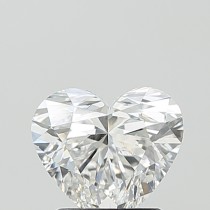 Lab Created 1.50 Carat F-VVS1 Heart Shaped Diamond Lab Created 1.50 Carat F-VVS1 Heart Shaped Diamond