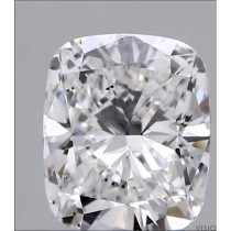 Lab Created 0.90 Carat F-SI1 Cushion Cut Diamond