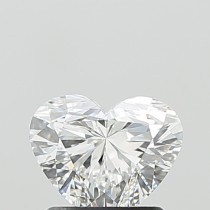 Lab Created 1.10 Carat D-VVS2 Heart Shaped Diamond