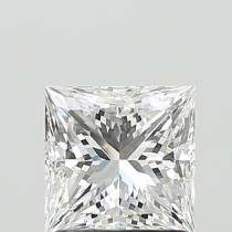 Lab Created 1.65 Carat F-VVS2 Princess Cut Diamond