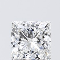 Lab Created 1.62 Carat E-VS1 Princess Cut Diamond