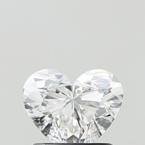 Lab Created 1.00 Carat E-VVS2 Heart Shaped Diamond