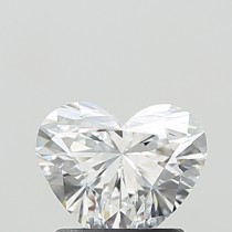 Lab Created 1.10 Carat D-VVS2 Heart Shaped Diamond