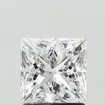 Lab Created 1.61 Carat E-VS1 Princess Cut Diamond