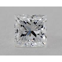 0.91 Carat D-VS2 Princess Cut Natural Diamond