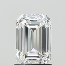 Lab Created 1.60 Carat E-VS1 Emerald Cut Diamond