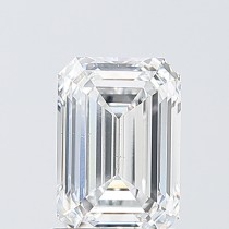Lab Created 1.57 Carat E-VS2 Emerald Cut Diamond