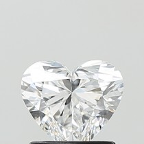 Lab Created 1.11 Carat E-VVS2 Heart Shaped Diamond
