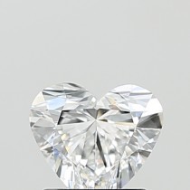 Lab Created 1.01 Carat E-VVS1 Heart Shaped Diamond