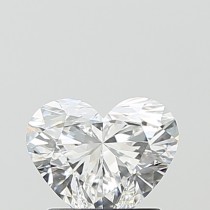 Lab Created 1.08 Carat D-VVS2 Heart Shaped Diamond