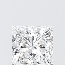 Lab Created 1.52 Carat D-VVS2 Princess Cut Diamond