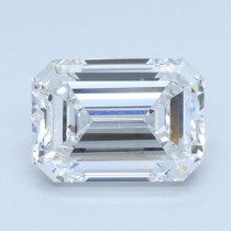 Lab Created 1.54 Carat D-VS1 Emerald Cut Diamond