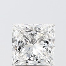 Lab Created 2.07 Carat F-VVS1 Princess Cut Diamond
