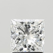 Lab Created 1.55 Carat E-VVS2 Princess Cut Diamond