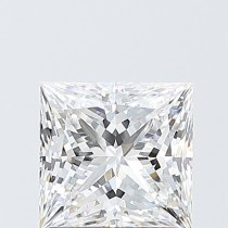 Lab Created 1.66 Carat E-VS1 Princess Cut Diamond