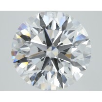 Lab Created 6.01 Carat D-VS1 Round Diamond