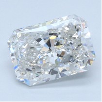 Lab Created 1.68 Carat F-VS1 Radiant Cut Diamond