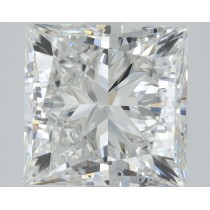 Lab Created 2.70 Carat F-VS1 Princess Cut Diamond