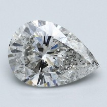 2.44 Carat I-I1 Pear Shaped Natural Diamond 2.44 Carat I-I1 Pear Shaped Natural Diamond