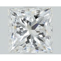Lab Created 1.95 Carat F-VS1 Princess Cut Diamond