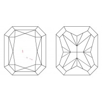 0.90 Carat I-SI1 Radiant Cut Natural Diamond