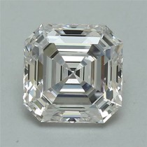 Lab Created 0.93 Carat H-VS1 Asscher Cut Diamond Lab Created 0.93 Carat H-VS1 Asscher Cut Diamond