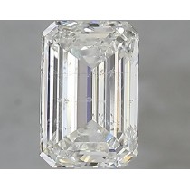 1.57 Carat H-I1 Emerald Cut Natural Diamond 1.57 Carat H-I1 Emerald Cut Natural Diamond