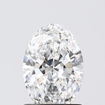Lab Created 1.10 Carat D-VS1 Oval Diamond