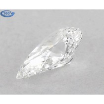 0.55 Carat D-VS2 Pear Shaped Natural Diamond