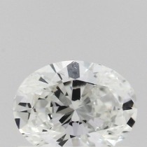 Lab Created 0.42 Carat E-VS1 Oval Diamond