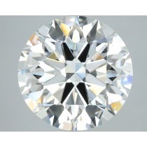 3.61 Carat H-VS1 Round Natural Diamond