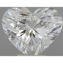 0.38 Carat H-VS1 Heart Shaped Natural Diamond 0.38 Carat H-VS1 Heart Shaped Natural Diamond