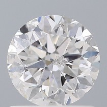 0.90 Carat D-I1 Round Natural Diamond