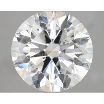 3.70 Carat G-SI2 Round Natural Diamond 3.70 Carat G-SI2 Round Natural Diamond
