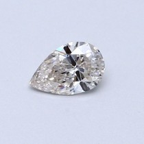 0.30 Carat I-VS2 Pear Shaped Natural Diamond
