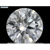 0.85 Carat J-I1 Round Natural Diamond