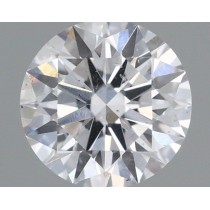 0.52 Carat D-I1 Round Natural Diamond