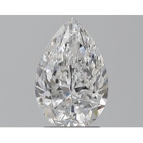 2.00 Carat D-SI2 Pear Shaped Natural Diamond Certified By GIA