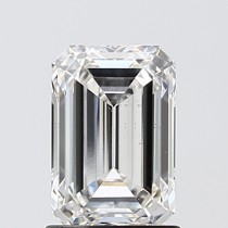 Lab Created 1.64 Carat F-VS2 Emerald Cut Diamond