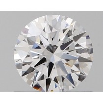 0.66 Carat D-IF Round Natural Diamond
