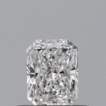 0.37 Carat D-VVS1 Radiant Cut Natural Diamond