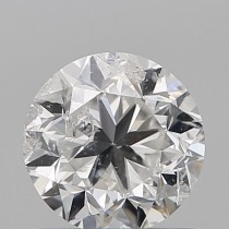 0.91 Carat F-I1 Round Natural Diamond