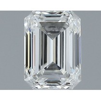0.30 Carat F-VS1 Emerald Cut Natural Diamond Certified By GIA