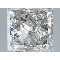 2.91 Carat H-I1 Princess Cut Natural Diamond 2.91 Carat H-I1 Princess Cut Natural Diamond