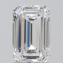1.30 Carat D-VS2 Emerald Cut Natural Diamond