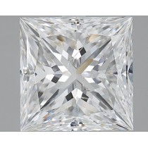 3.01 Carat F-SI2 Princess Cut Natural Diamond
