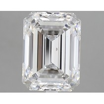 2.82 Carat F-VS2 Emerald Cut Natural Diamond