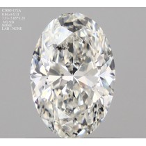 0.86 Carat G-I1 Oval Natural Diamond 0.86 Carat G-I1 Oval Natural Diamond