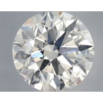 0.89 Carat F-SI2 Round Natural Diamond