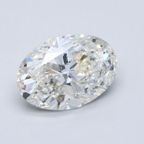 6.05 Carat H-SI2 Oval Natural Diamond